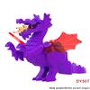 DY505 DY507 DY506DY508 Средневековый дракон Развивающие строительные блоки Сборка фигурок Мини-игрушки Рождественский подарок для детей