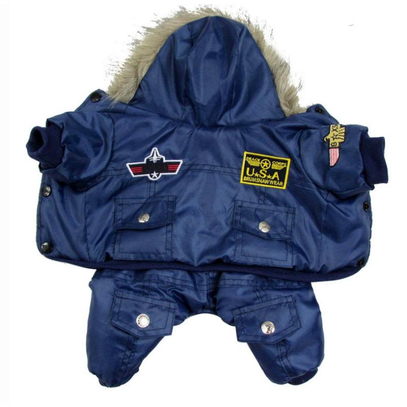 Зимняя одежда для питомцев, Толстая одежда с хлопковой подкладкой для осени и зимы, Пуховая одежда для корги на четырех лапах