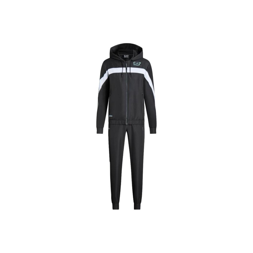 EMPORIO ARMANI EA7 SS24 Casual Sportswear Men's Black 3DPV02-PNP5Z-1200