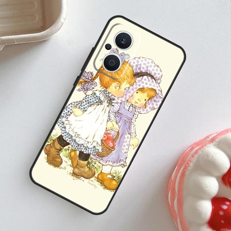 Sarah Kay pattern Case For OPPO Reno 7 8 6 5 4 Lite 8T 4Z 5Z 11 F 10 Pro OPPO Find X6 X5 Pro X2 X3 Neo Cover