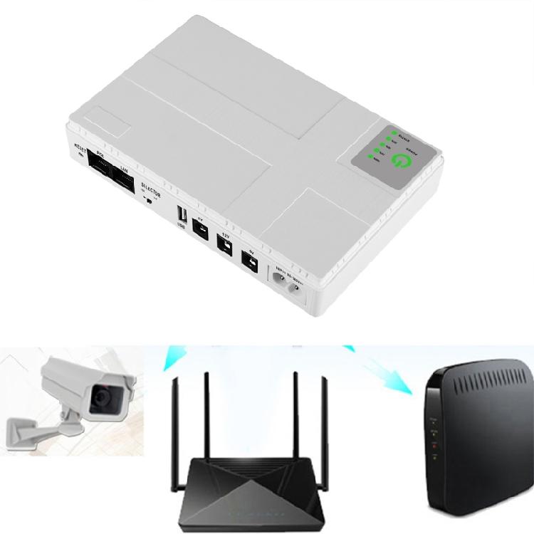 Battery Backup & Surge Protector UPS System,UPS 10400mAh 5V 9V 12V 1A ECO Mode