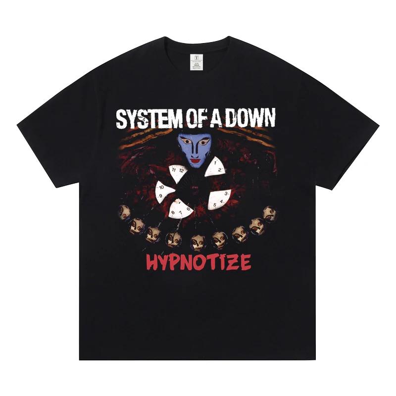 System of A Down Band Short Sleeve Tshirt World Rock Europe American Metal SOAD Fashion Casual Unisexs and Unisexs Tshirts