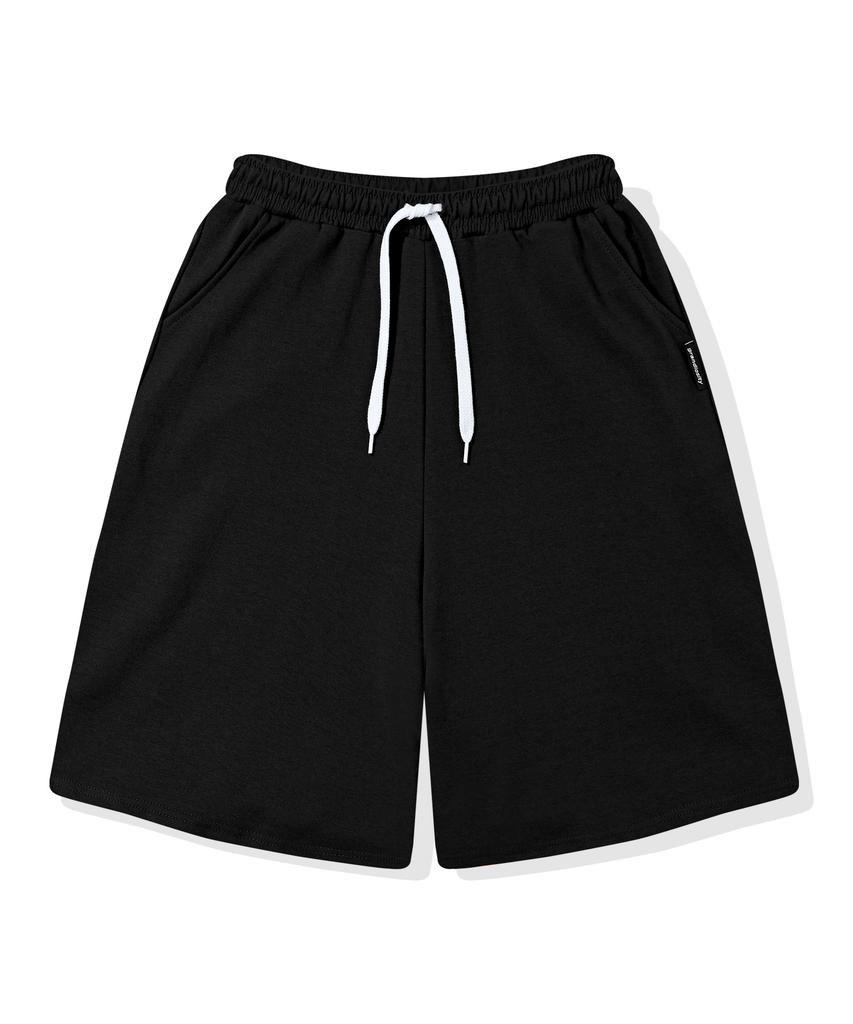 GRANDIOSITY [2Pack] Bermuda Fit Training Elastic Waist Half Pants (4 Colors)