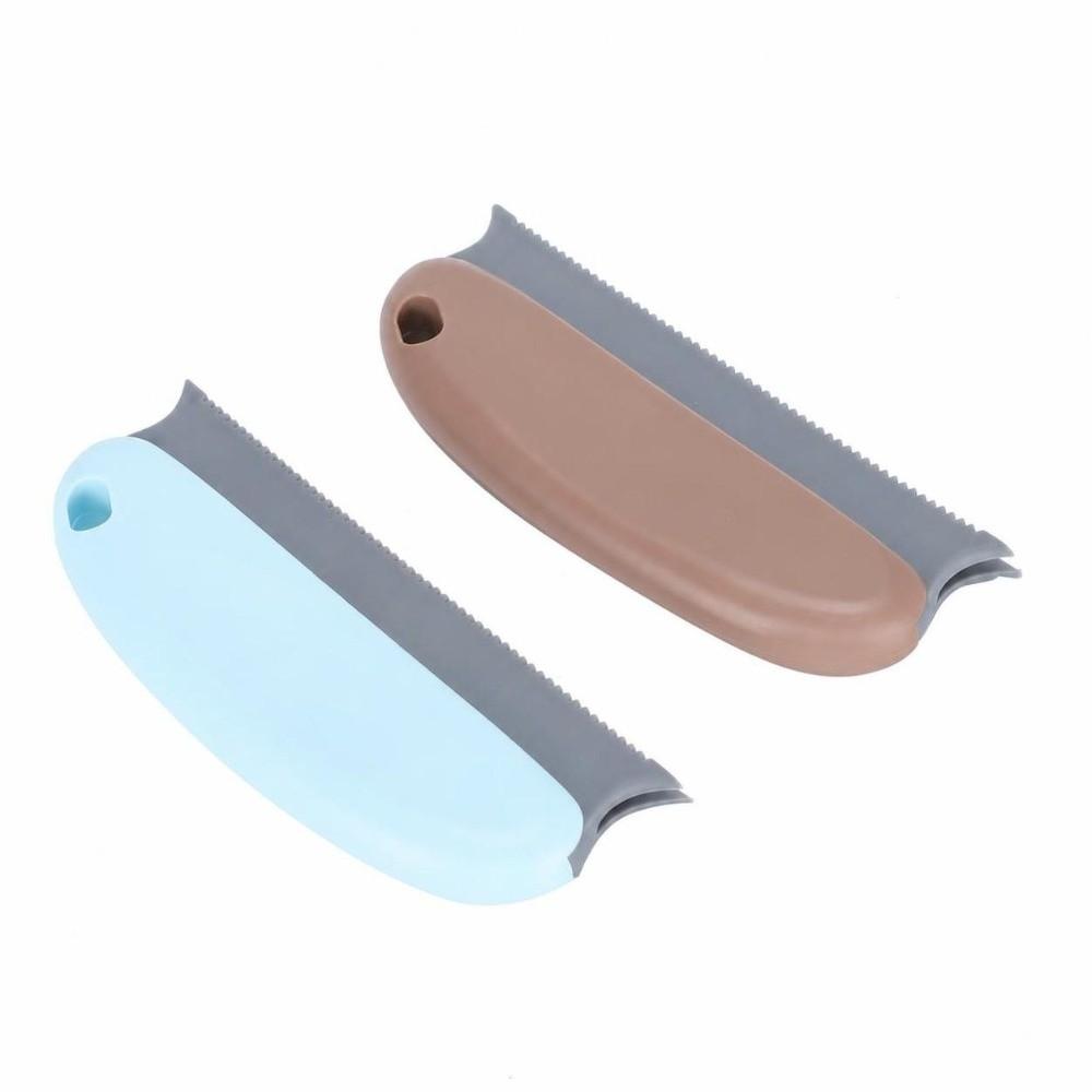 2PCS Double Sided Scraping Head Manual Lint Remover Lightweight Clothes Lint Brush Clothes Cleaning