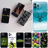 LO90 Tennis Sports Soft Shell Transparent Phone Case for Samsung Galaxy A04 A04S A14 A23 A34 A54 M23 M33 M52 M53