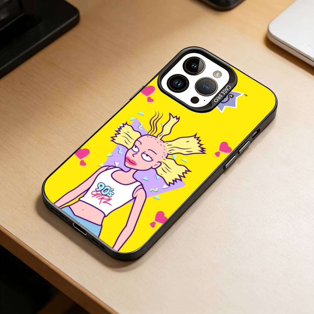 Rugrats Angelica cousin Phone Case For iPhone 17,16,15,14,13,12,11 Plus,Pro Max,XS,Colorful Silver Black Cover