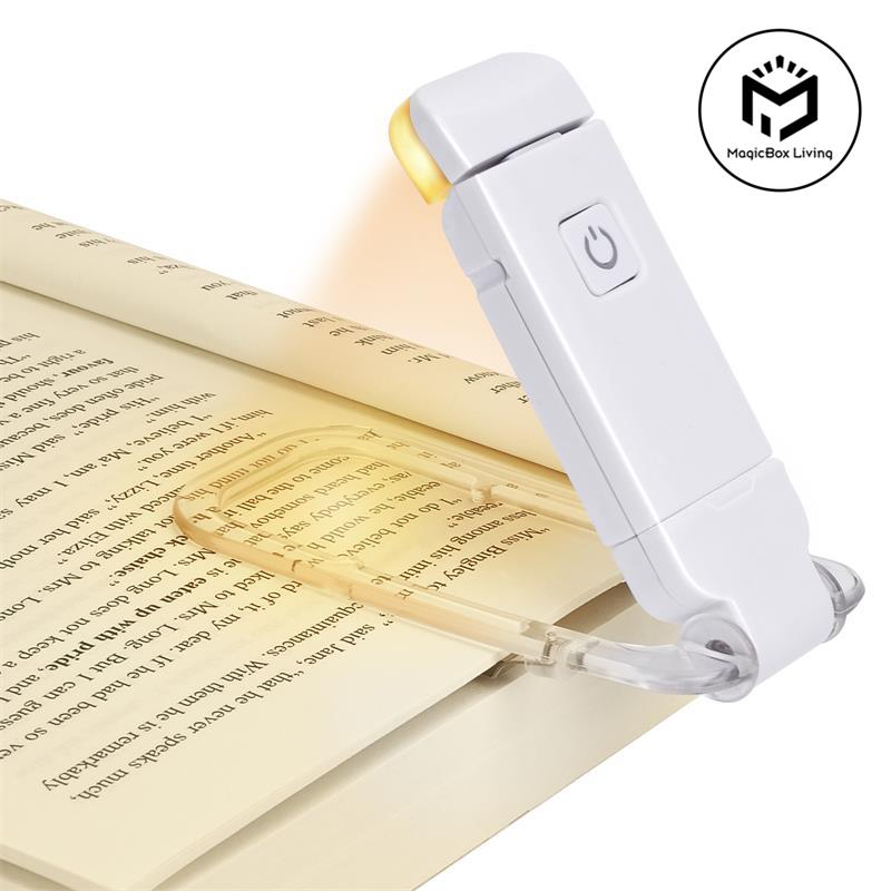 Светодиодный USB перезаряжаемый светильник для книг, светильник для чтения, защита глаз, ночник, портативный настольный светильник с зажимом, светильник для чтения, ночник