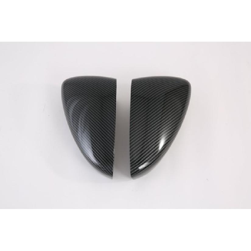 Carbon Fiber Look Side Mirror Rearview Cover Trim For - Mazda 3 Sedan