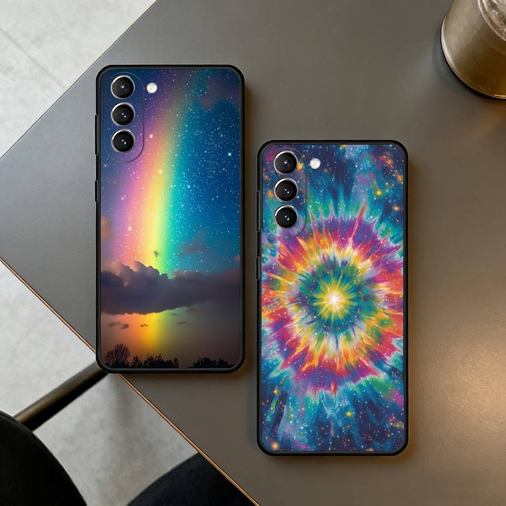 S-Shining Art Радужный чехол для Samsung Galaxy S21 S25 FE S24 S23 Ultra S20 S9 S22 Plus S10 TPU Чехол