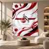Decorative Tapestry,FC Köln Printed Wall Art, Lightweight Wall Hanging For Bedroom Background