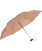 Складной зонт от солнца с крошечным бежевым покрытием, полностью защищающим от УФ-лучей, подходит для дождя или для модели Wpc. Женский, Внутренний, 50см, Блэкаут, 100% Защита, Блеск, 801-11949