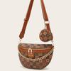 Niche Design Sense Printed Crossbody Bag Модная женская нагрудная сумка через плечо на одно плечо
