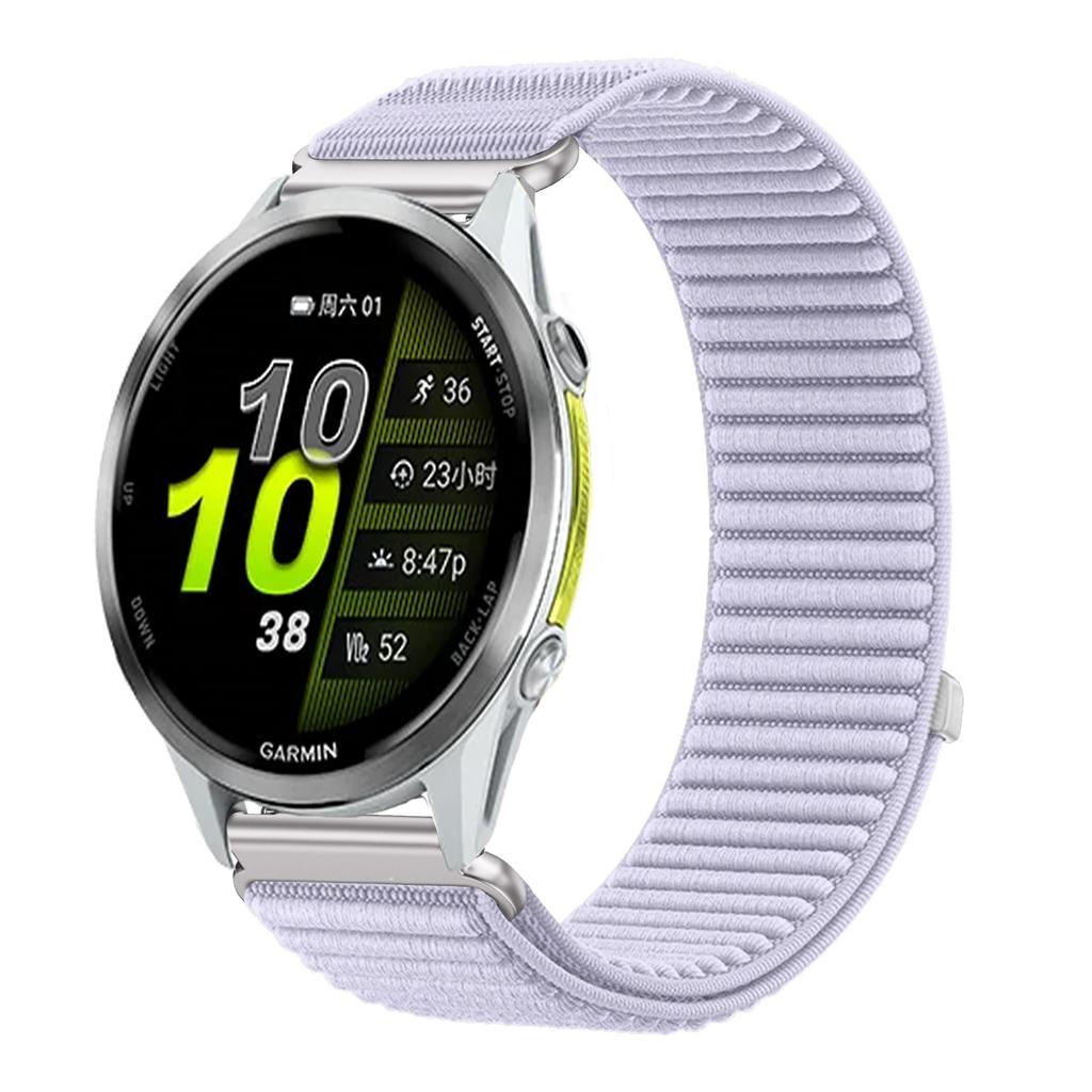 18mm 20mm 22mm Nylon Loop Strap for Garmin Forerunner 970 570 965 955 165 55/Venu 4 45mm 41mm Bracelet for Garmin Vivoactive 6 5