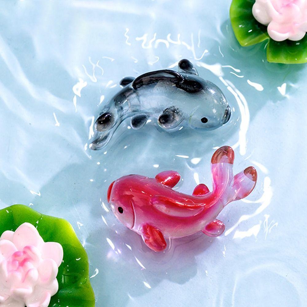 Симпатичные украшения для маленьких рыбок своими руками, аксессуары для украшения аквариума, маленькие украшения