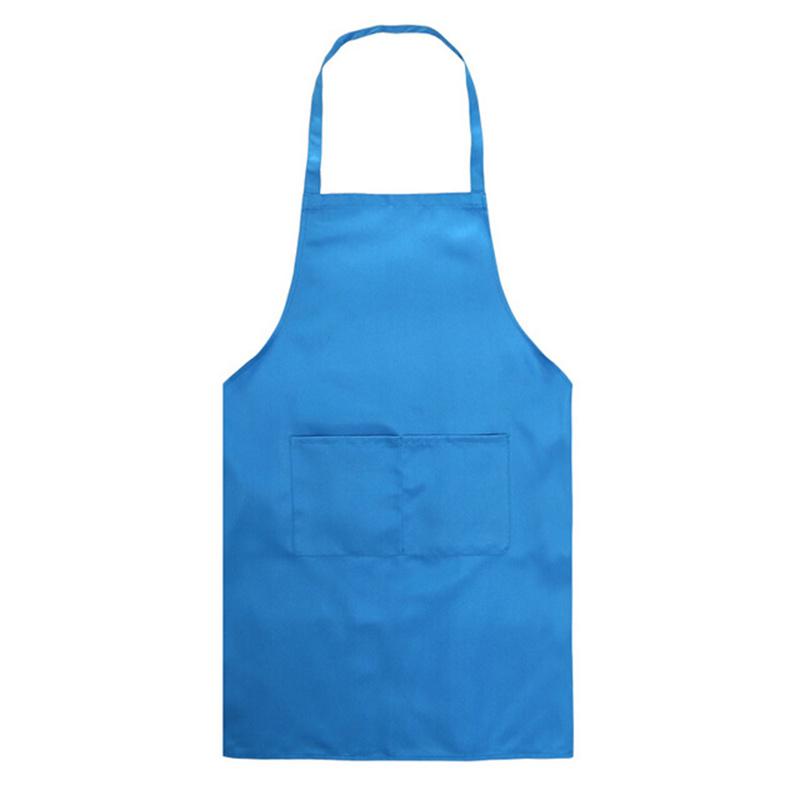 Kitchen Convenience Store Solid Color Apron Adjustable Bib Apron Dress Men Women Kitchen Restaurant Chef Classic Cooking Apron