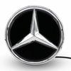 AABID1 ABS Chrome Silver Glossy Black Star Front Grille Decorative Badge OE Style Emblem Chrome Silver For Mercedes Benz E-Class W213