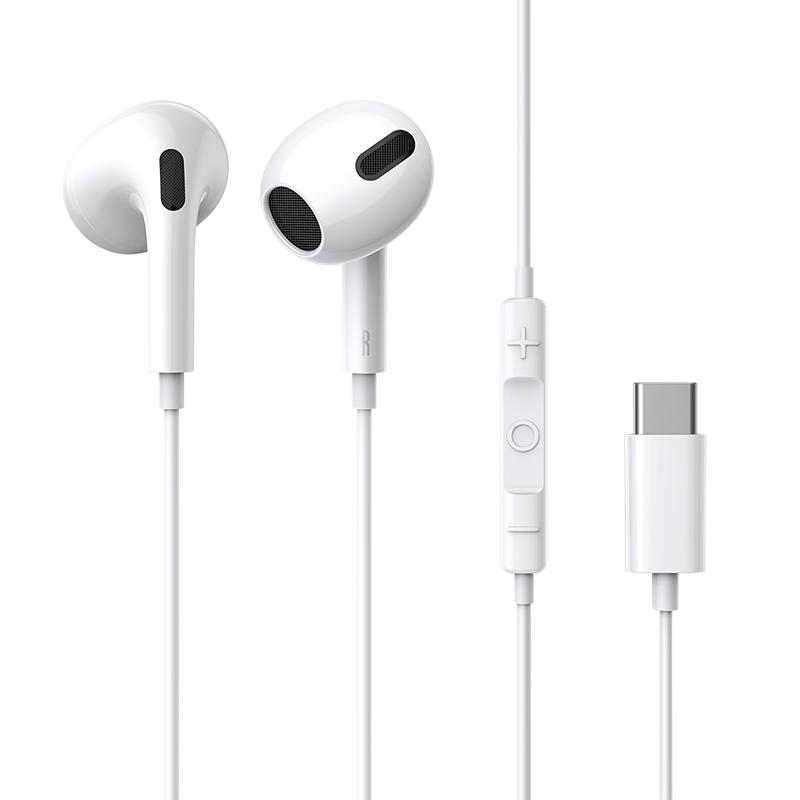 Baseus Encok C17 Wired Earphone Type-C with Mic In-ear Wired Headphones For OPPO VIVO HUAWEI Xiaomi Samsung Cellphone Headsets