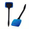 1pc, Long Handle Car Window Windshield Cleaner Brush Kit - Easy To Use Wipe Tool For Cleaning And Protecting Your Windshield