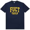 FTP X FUCT Academy Tee Navy Size XXL Unisex T-Shirt