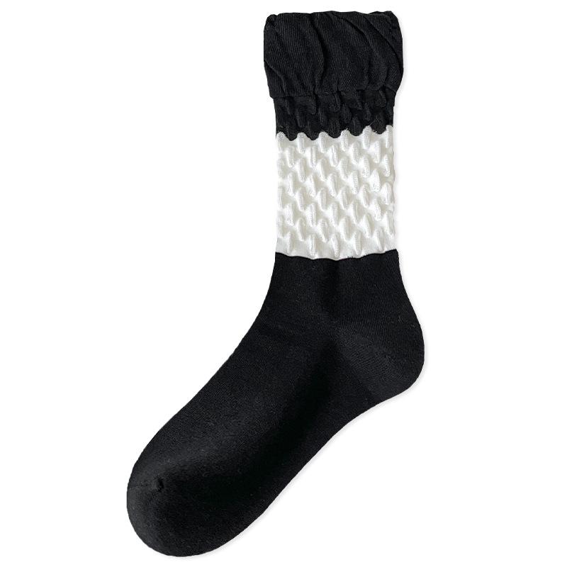 Женские бесшовные носки-пузыри, носки-трубы в стиле принцессы, весенне-осенние универсальные носки с высоким паголенком