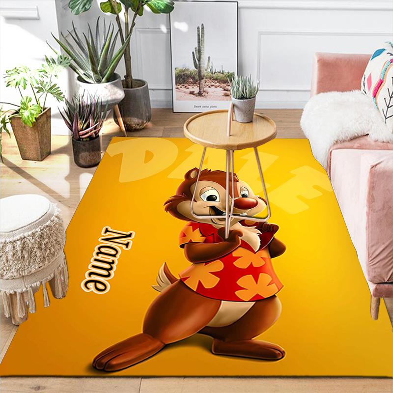 Custom 1Pc Floral Chip Dale Adventure Rug Office Carpet Indoor Outdoor Entrance Doormat Nonslip Soft And Comfortable Living Room D91616