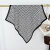 New retro atmosphere big triangle scarf women's spring and summer fashion versatile temperament decorative silk scarf headscarf