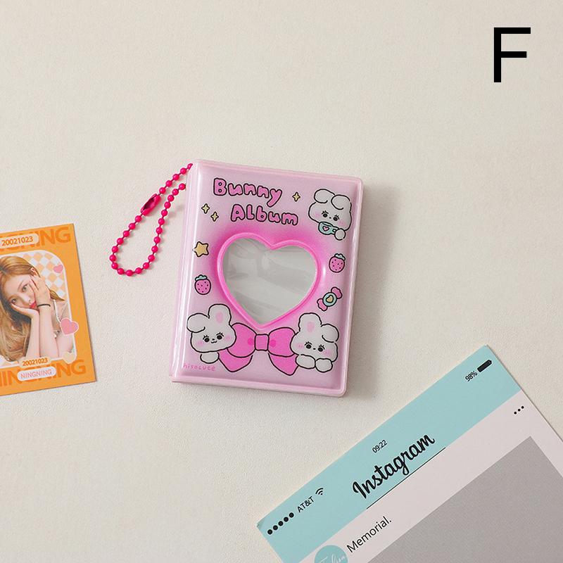 Мини-фотоальбом ПВХ Прозрачный держатель для карточек с именами 32 кармана Kpop Card Binder Мини-книга для коллекционирования фотографий айдолов