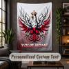 Wall Tapestry Poland Print Custom Name Text Wall Hanging Home Decor