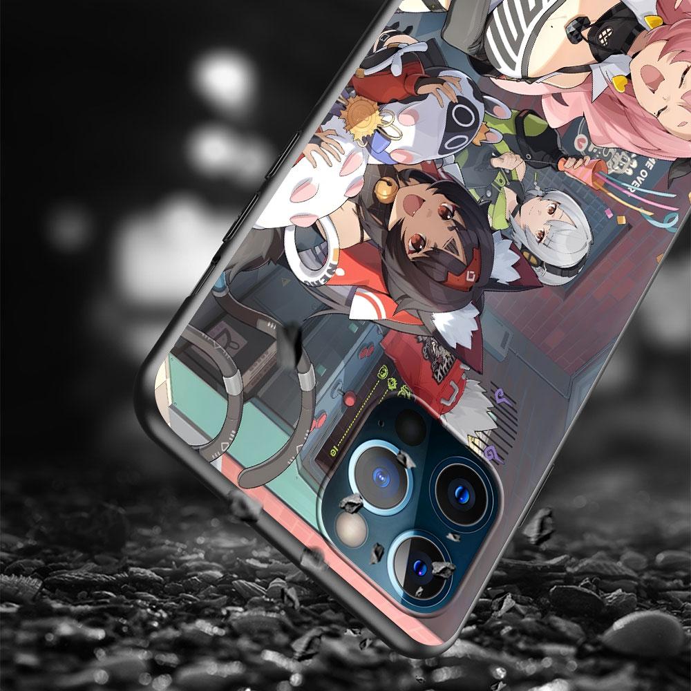 Чехол Nicole Demara Zenless Zone Zero для Apple iPhone 14 11 7 SE 8 X XS 13 12 Mini XR 15 Pro Max Силиконовый Черный Мягкий Чехол для Телефона