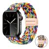 Магнитный плетеный ремешок-петля для Apple Watch 45мм 41мм 44мм 42мм 46мм Ultra 3 49мм Нейлоновый браслет iWatch 11 10 9 8 7 6 5 SE