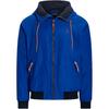 Polo FW23 Zip-Up Hooded Logo Embroidered Printed Long Sleeve Jacket Men Jackets Blue 710923262-001
