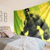 Green Hero Printed Tapestry, Unique Design Tapestry, Wall Decor for Bedroom,Livingroom, Playroom,Heartwarming Fan Holiday Gifts