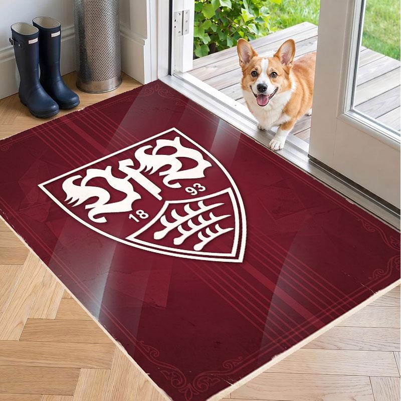 Soft Floor Carpet VfB Stuttgart Pattern Area Rug Decorative Mat For Home Room Decoration