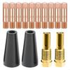 Flux Cores Gasless Nozzle Tips Heat Resistant Replacement Gasless Nozzles