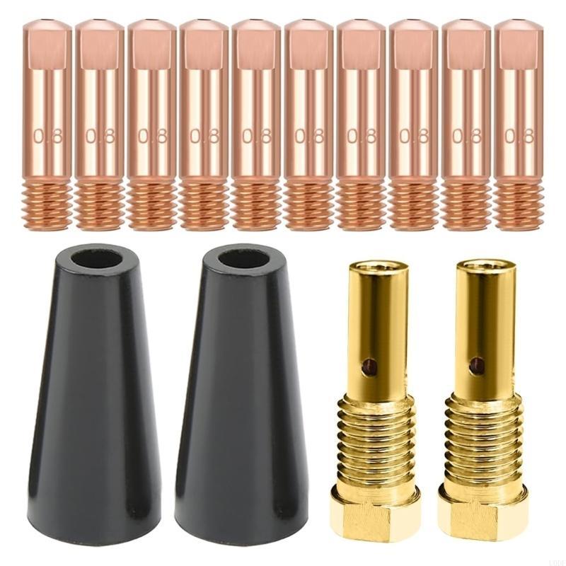 Flux Cores Gasless Nozzle Tips Heat Resistant Replacement Gasless Nozzles