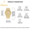YaLaLuSi Men's Fashionable Business Waterproof Quartz Bracelet Watch: Luxurious Diamond-Set Large Dial Gift Reloj Mujer
