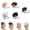 Hairband Headpiece Feather Flapper Headband Headdress Vintage Costume Party Hairband For Women Feather Headpiece