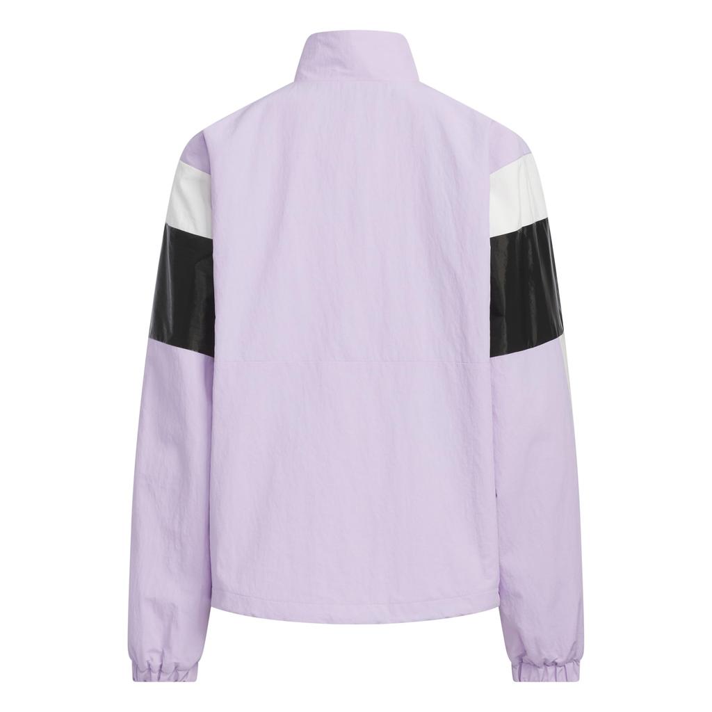 Куртка Adidas GP Woven Powder Plum Размер 140 Детская, Для девочек, WU048, (JZ8677),