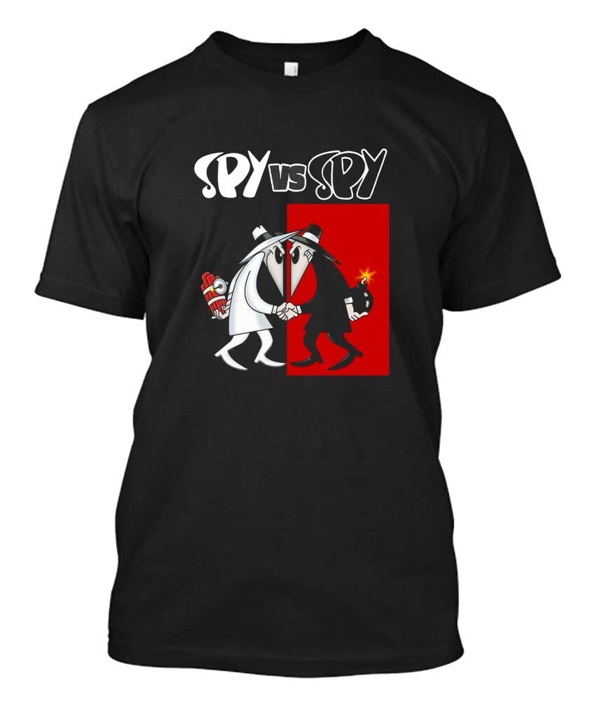SPY vs SPY Comic Cartoon Mad Magazine - Custom t-Shirt tee