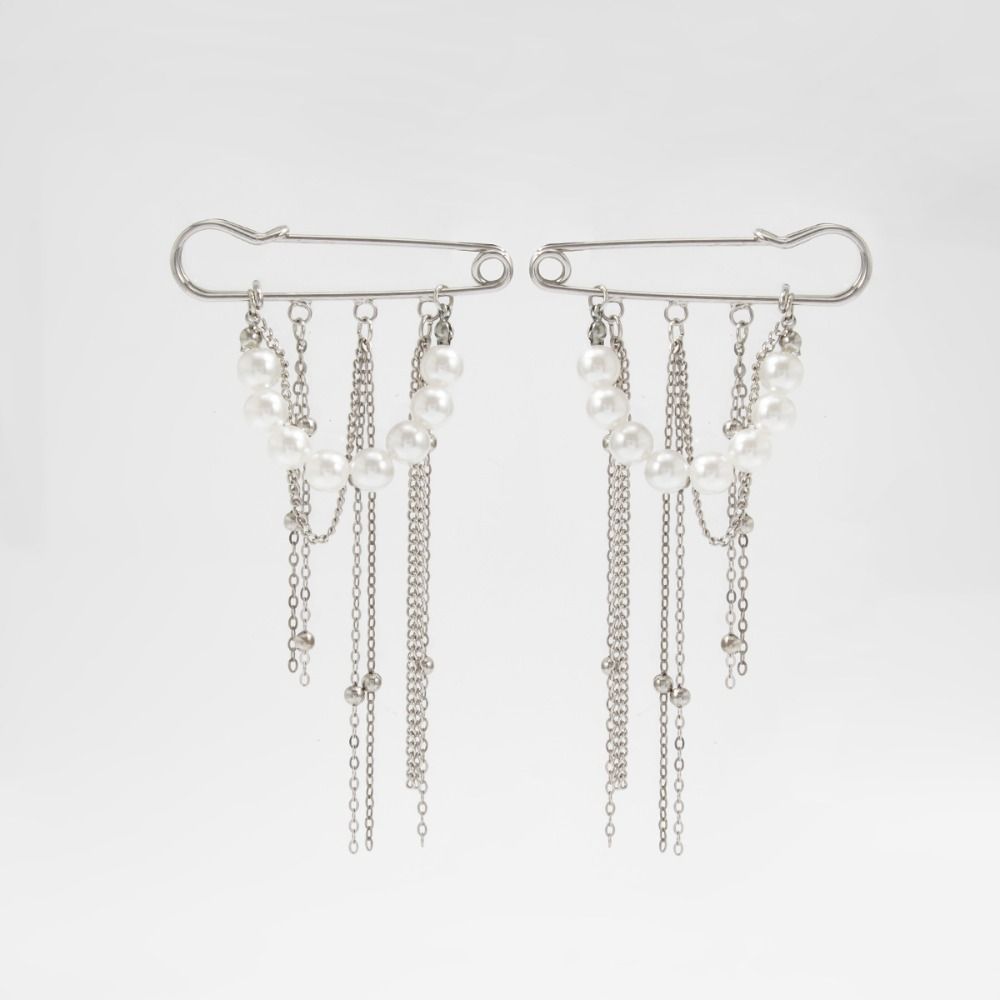 Кисточка Джинсовая Брошь Съемная Подвеска-Крест Джинсовая Цепочка Аксессуары для Одежды