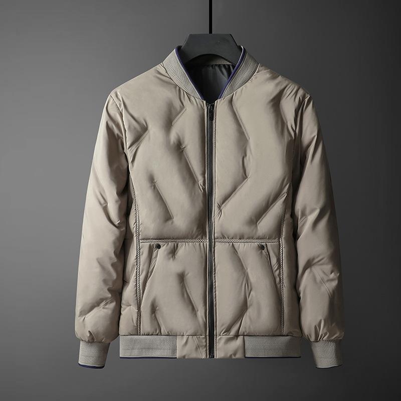 Хлопковая одежда Мужская Новая Зимняя Свободная Хлопковая Куртка с Воротником Бейсбол Утепленная Парная Хлопковая Куртка