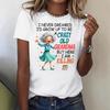 Summer Women's Short Sleeved SHEIN "Assuming I'm Just An Old Lady" Humorous Women's T-shirt