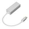 Ethernet Adapter USB C To RJ45 Ethernet Silver Stable Transmission Converter for MacBook Pro for Galaxy S9 S8  Note