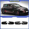 Pair Car Side Rearview Mirror Cover Cap Mirror Shell Case Trim For Renault Megane 2 MK2 2002-2009 Rear View Mirror Cover Cap