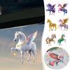 Подвеска в виде лошади 2D Акриловая Реалистичная Лошадь Украшение Рождественская Игрушка с Петлей для Подвешивания Праздничный Декор для Любителей Конного Спорта