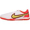Футбольные бутсы для детей Nike Tiempo Legend 9 TF Academy, нескользящие, с амортизацией, износостойкие, низкие, Белый/Красный, Детские DA1328-176