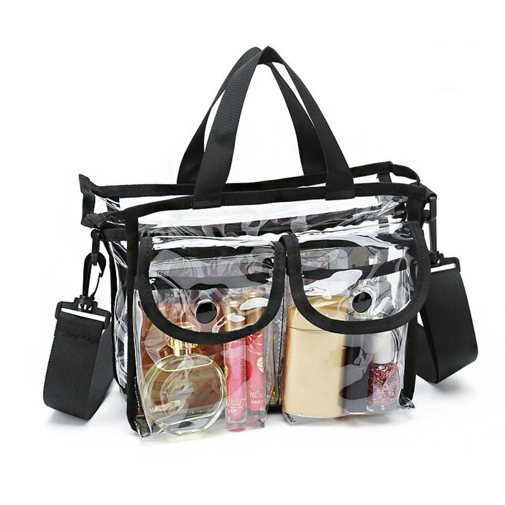 Organizer Cosmetic Pouch Women Shoulder Bag Makeup Pouch Storage Toiletry Bag PVC Cosmetic Bag