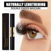 Двусторонняя водостойкая удлиняющая тушь для ресниц, густые, завитые ресницы, макияж для вечеринки, косплея, сцены, придающий объем глазам