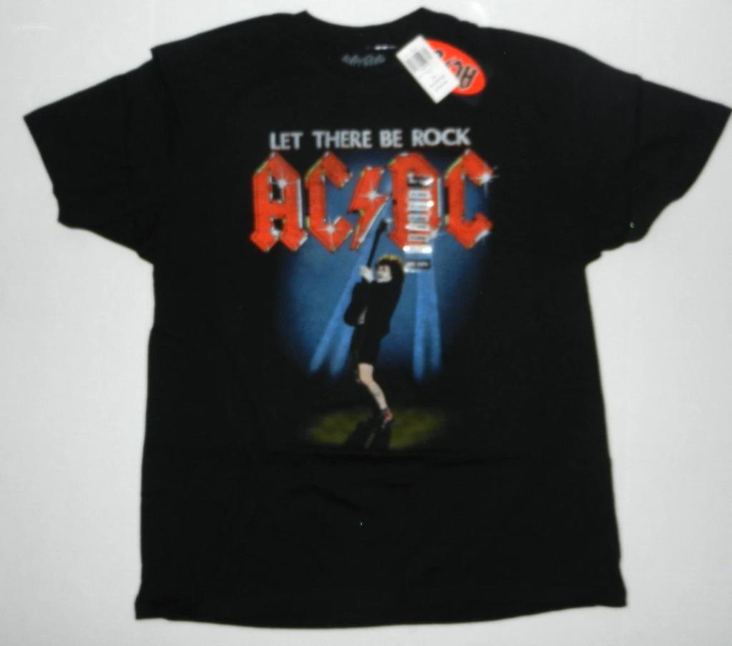 AC/DC Let There Be Rock Мировой Тур AC DC Футболка Новая