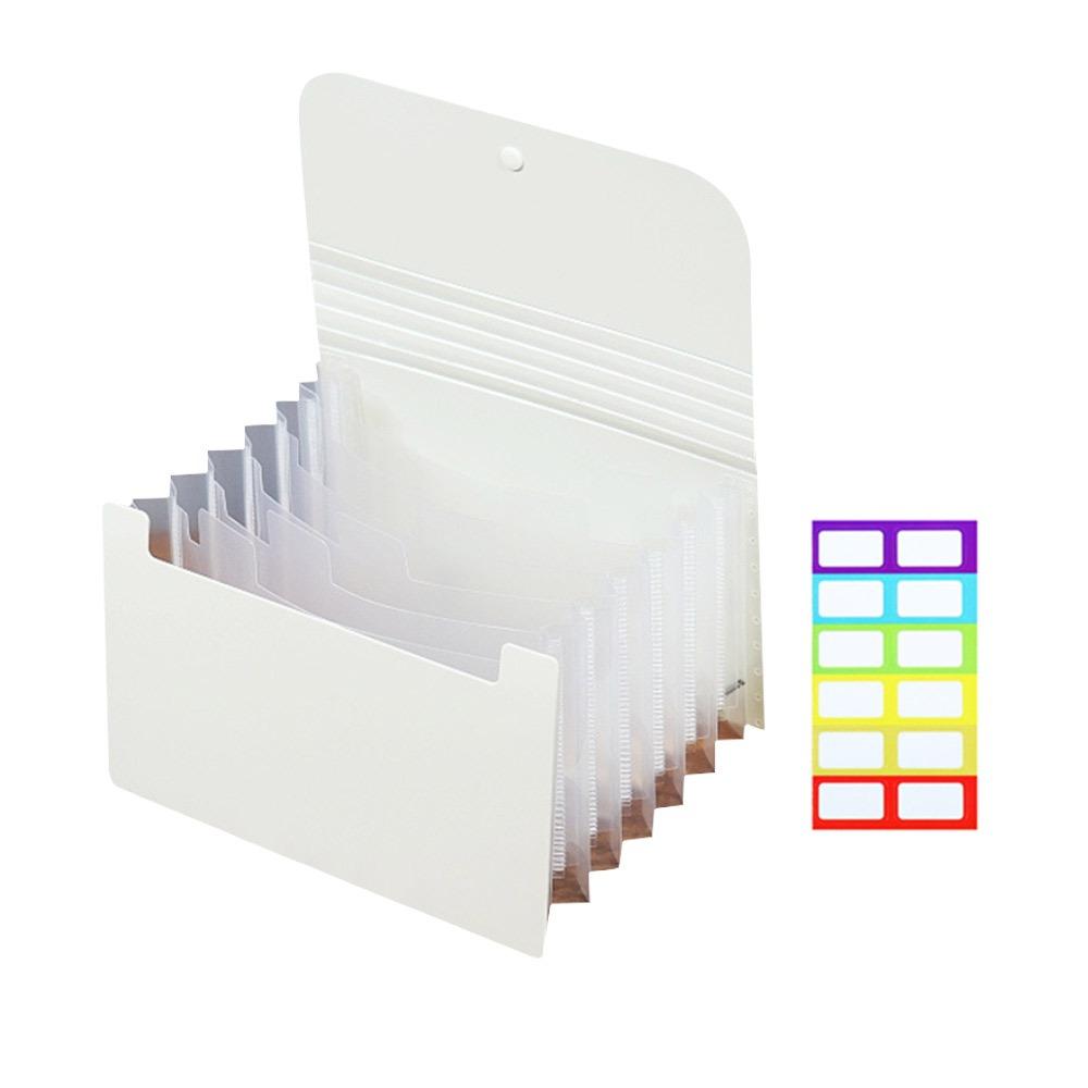 Large Capacity Organ Bag 7 Layer File Pouch Portable A6 File Folder